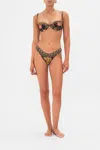 Camilla Ruched Underwire Bra With Removable Straps Stitched In Time In Black
