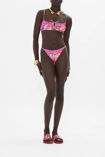 Camilla Ruched Waist Skimpy Pant Viola Vintage In Pink