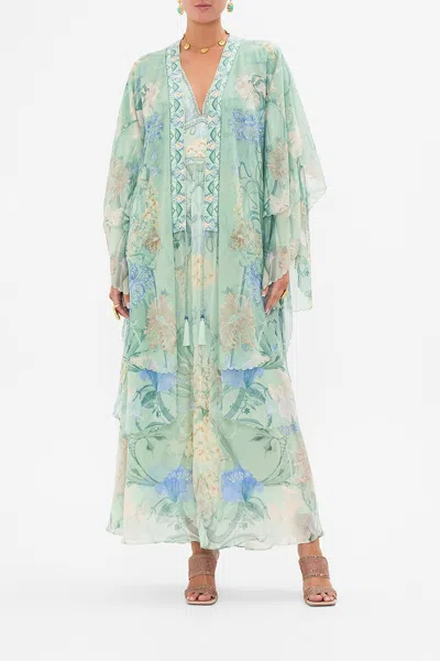 Camilla Scalloped Edge Layer Dreaming In Dutch In Green