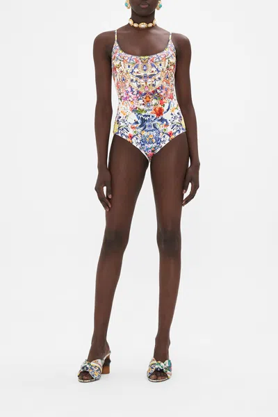 Camilla Scoop Neck One Piece Dutch Is Life In White