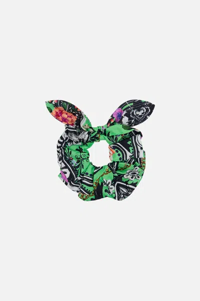 Camilla Scrunchie Porcelain Dream In Green