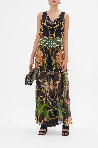 Camilla Sheer Wide Leg Pant Jealousy And Jewels In Black