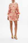 Camilla Floral-print Shift Shirtdress