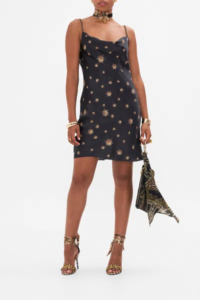 Camilla Short Bias Slip Soul Of A Star Gazer In Black