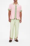 Camilla Short Sleeve Camp Collared Shirt Lets Chase Rainbows