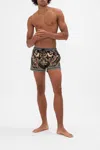 Camilla Short Swim Short Duomo Dynasty In Black/gold