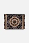 Camilla Small Canvas Clutch Tether Me Not In Black