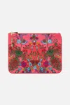 Camilla Small Canvas Clutch Windmills And Wildflowers