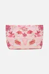 Camilla Small Makeup Clutch Blossoms And Brushstrokes