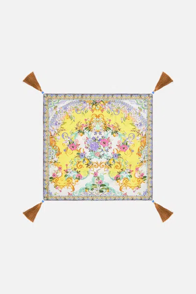 Camilla Small Square Cushion Caterina Spritz In Multi
