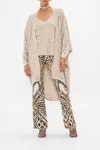 Camilla Soft Knit Layer Mosaic Muse In Brown/grey