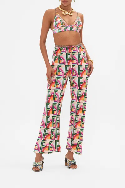 Camilla Soft Pull On Tri Bra An Italian Welcome In Multi