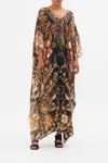 Camilla Spliced Kaftan Stitched In Time In Black
