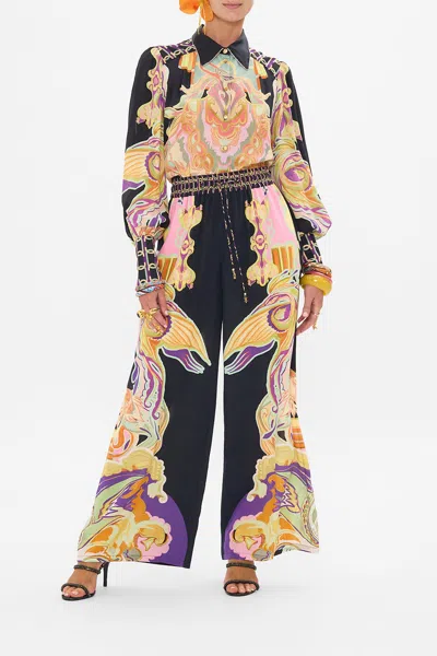 Camilla Straight Leg Pant Club Cinemania In Black