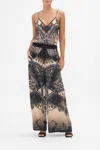 Camilla Straight Leg Pant Curtain Call Chaos In Black