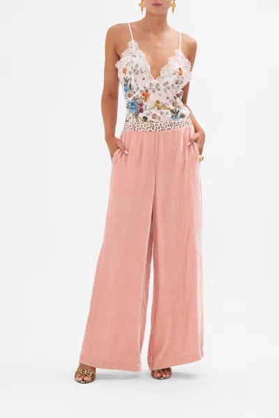 Camilla Straight Leg Relaxed Trouser Bambino Bliss In Pink