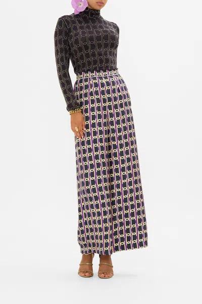 Camilla Straight Leg Relaxed Trouser Film Diva In Black