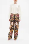 Camilla Straight Leg Relaxed Trouser Wave Your Wand In Navy