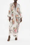 Camilla T Shape Long Kaftan De Haar Memoirs In White
