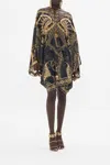 Camilla T Shape Short Kaftan Nouveau Noir In Black