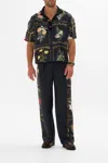 Camilla Tailored Lounge Pant Magic In The Manuscripts In Black