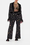 Camilla Tailored Single Breasted Jacket Soul Of A Star Gazer In Black