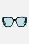 Camilla The Penthouse Sunglasses Emerald Tiger