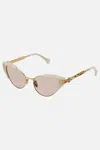 Camilla The Suite Life Sunglasses Ivory Marble