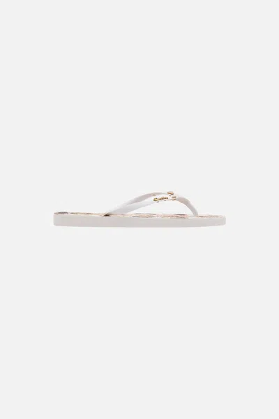 Camilla Thongs Sea Charm In White