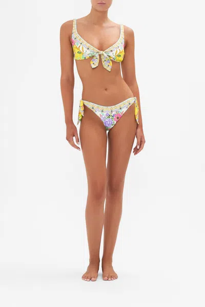 Camilla Tie Front Bra Caterina Spritz In Multi