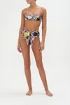 Camilla Tie Front High Waist Pant Peace Be With You In Black