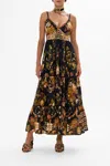 Camilla Tiered Bodice Dress Stitched In Time In Black