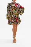 Camilla Tiered Dress With Collar Happily Ever After In Black