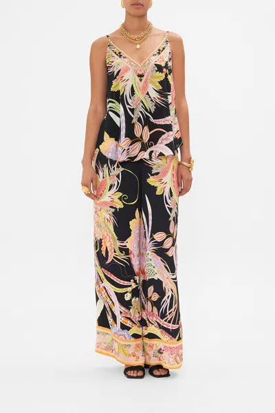 Camilla V Neck Cami Lady Of The Moon In Black