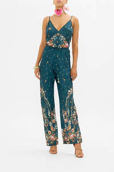 Camilla V Neck Cami She Who Wears The Crown In Green