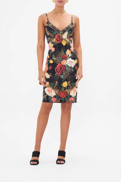 Camilla V Neck Slip Magic In The Manuscripts In Black
