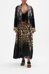 Camilla Velvet Long Robe With Tie Jungle Dreaming