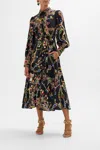 Camilla Waist Tie Shirt Dress Happily Ever After In Black