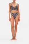 Camilla Wide Band Hi Tri Bra Dance With The Duke In Navy