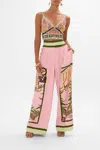 Camilla Wide Leg Pant With Buttons Lets Chase Rainbows