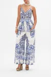 Camilla Wide Leg Trouser With Front Pockets Glaze And Graze