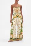 Camilla Wide Leg Trouser With Front Pockets My Sweet Devotion In White