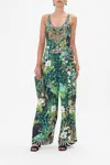 Camilla Wide Leg Utility Pants Sing My Song In Green