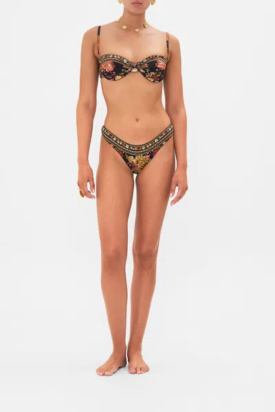 Camilla Wide Side High Leg Pant Stitched In Time In Black