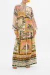 Camilla Wide Sleeve Blouse Lets Chase Rainbows In Orange