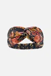 Camilla Woven Twist Headband Stitched In Time In Black