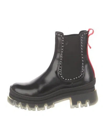 Pre-owned Camilla Elphick Leather Chelsea Boots In Black