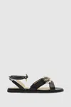 Camilla Elphick Camilla Leather Sandals In Black