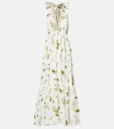 CAMILLA EMBELLISHED COTTON MAXI DRESS