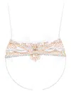 Camilla Embellished High-waist Bikini Bottom In Gold